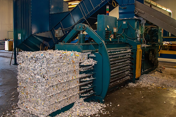 Secure Document Shredding - Professional document destruction process